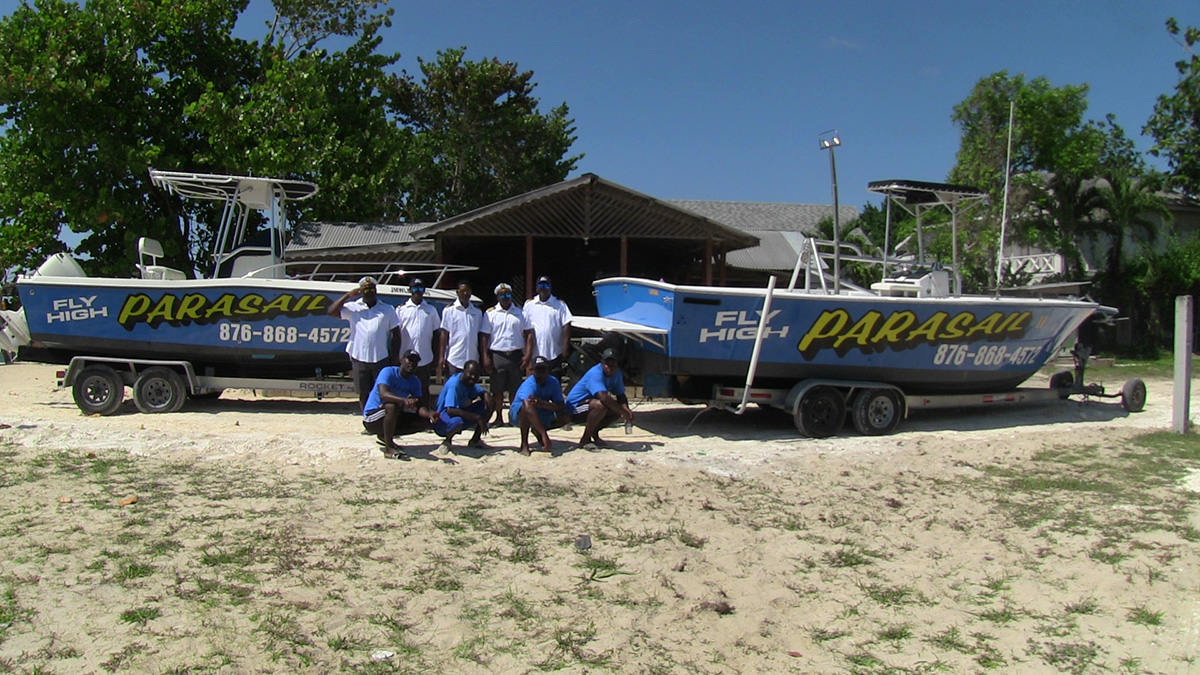 Fly High Parasail Jamaica @ Mama Flo's - Negril Beach - Who Wants to Go Parasailing - www.flyhighparasailjamaica.com - www.flyhighparasailjamaic.net