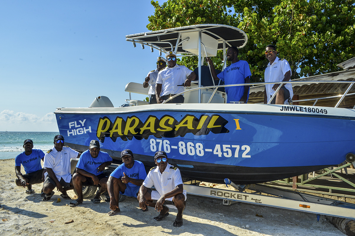 Fly High Parasail Jamaica @ Mama Flo's - Negril Beach - Who Wants to Go Parasailing - www.flyhighparasailjamaica.com - www.flyhighparasailjamaic.net